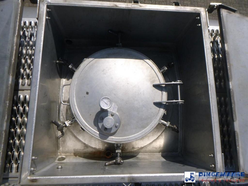 Magyar Chemical tank inox 33 m3 / 1 comp Semi remorque citerne