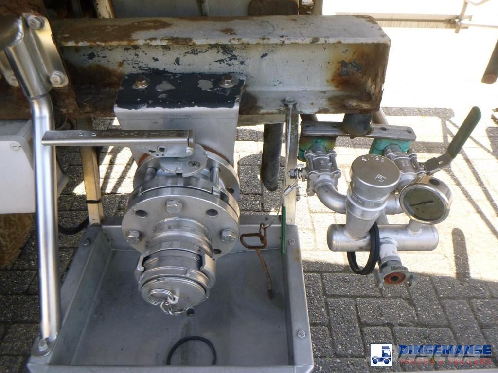 Magyar Chemical tank inox 33 m3 / 1 comp Semi remorque citerne