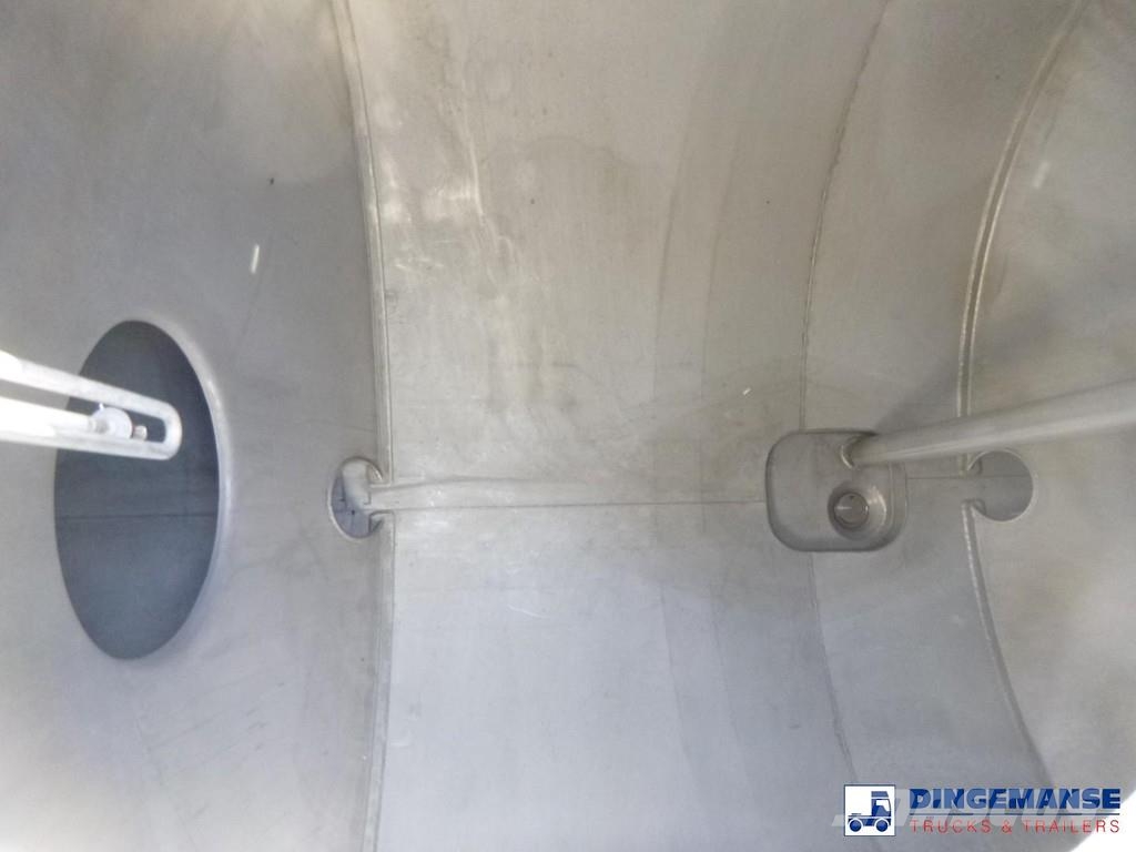 Magyar Chemical tank inox 33 m3 / 1 comp Semi remorque citerne