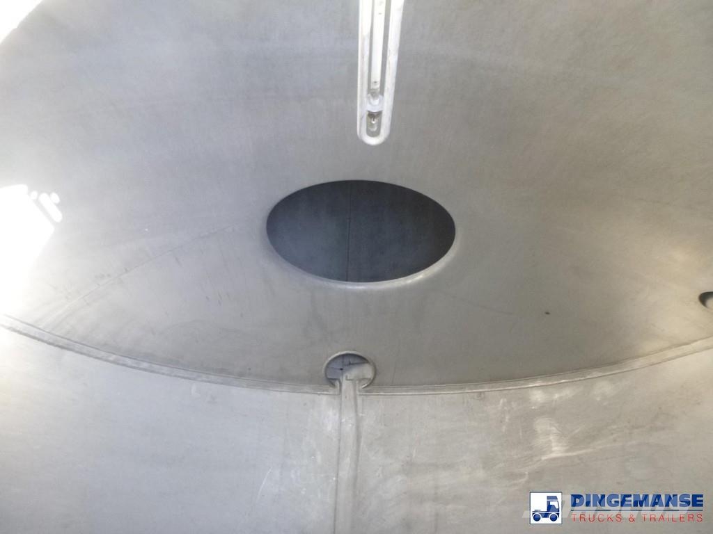 Magyar Chemical tank inox 33 m3 / 1 comp Semi remorque citerne