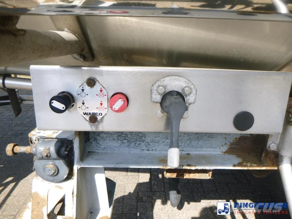 Magyar Chemical tank inox 33 m3 / 1 comp Semi remorque citerne