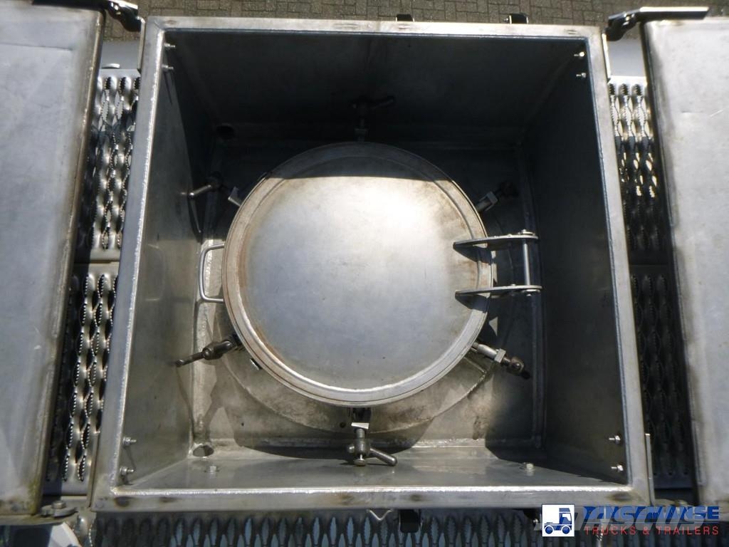 Magyar Chemical tank inox 33 m3 / 1 comp Semi remorque citerne