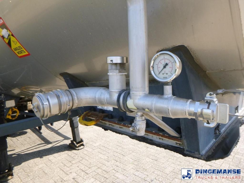 Magyar Chemical tank inox 33 m3 / 1 comp Semi remorque citerne