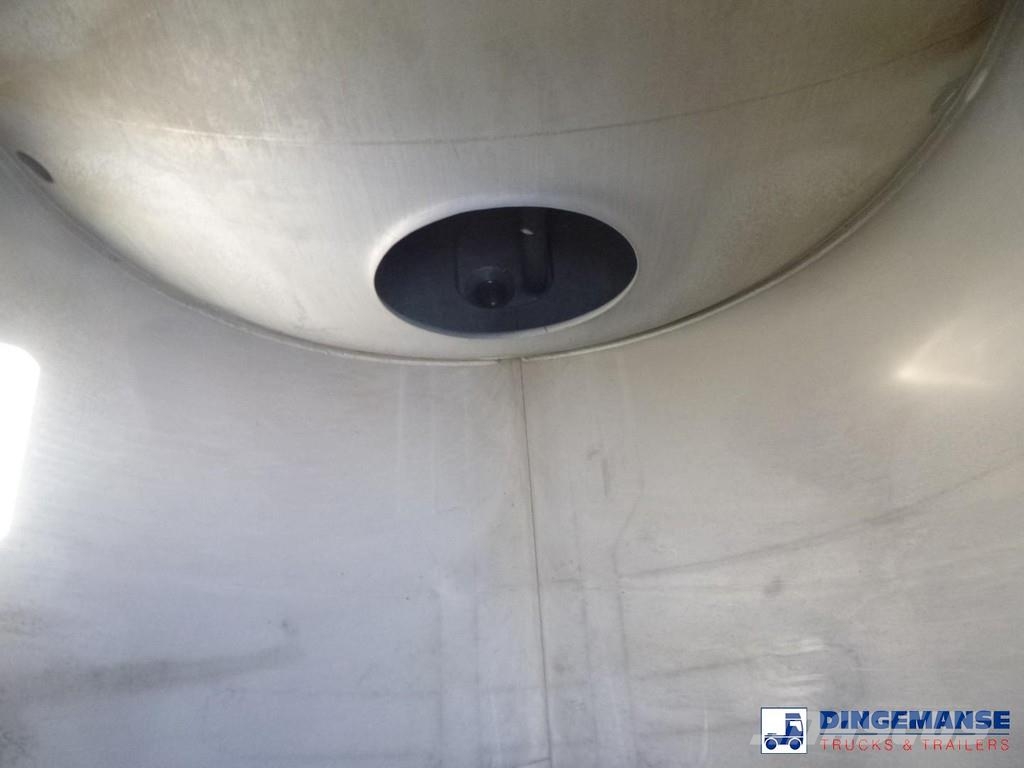 Magyar Chemical tank inox 33 m3 / 1 comp Semi remorque citerne