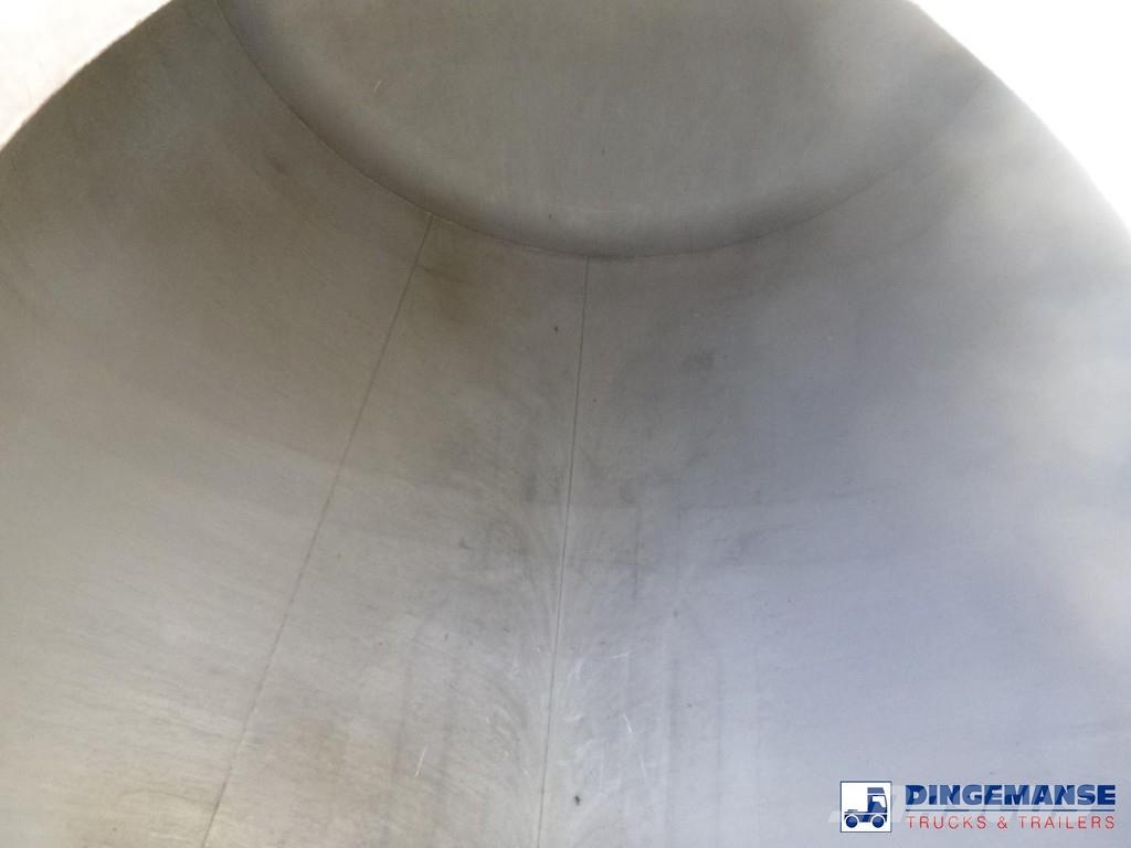 Magyar Chemical tank inox 33 m3 / 1 comp Semi remorque citerne