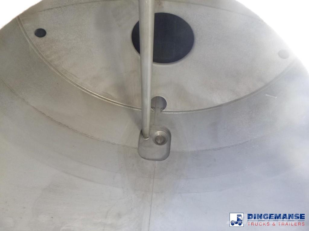 Magyar Chemical tank inox 33 m3 / 1 comp Semi remorque citerne