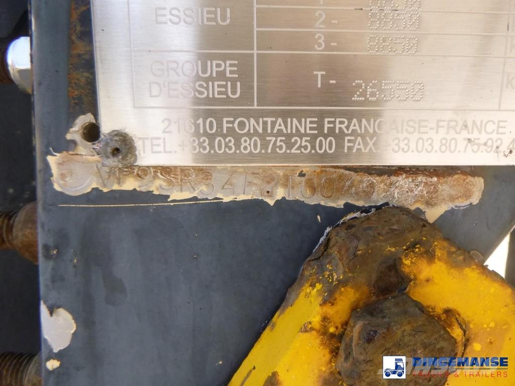 Magyar Chemical tank inox 33 m3 / 1 comp Semi remorque citerne