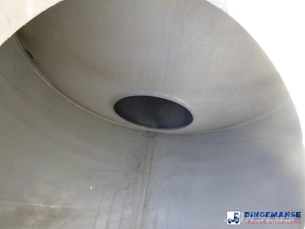 Magyar Chemical tank inox 33 m3 / 1 comp Semi remorque citerne
