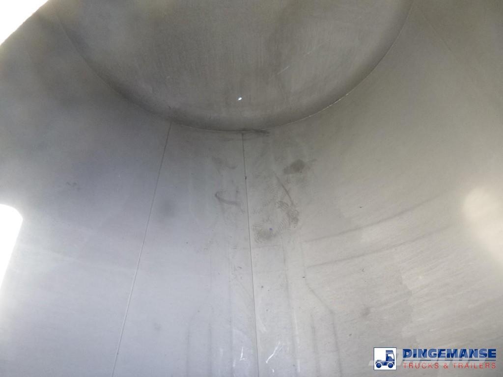Magyar Chemical tank inox 33 m3 / 1 comp Semi remorque citerne