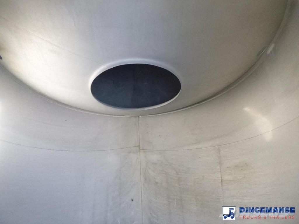 Magyar Chemical tank inox 33 m3 / 1 comp Semi remorque citerne