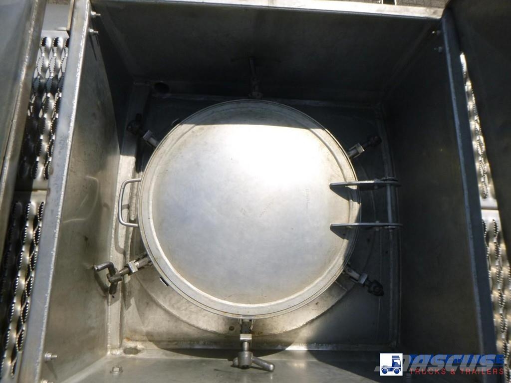 Magyar Chemical tank inox 33 m3 / 1 comp Semi remorque citerne