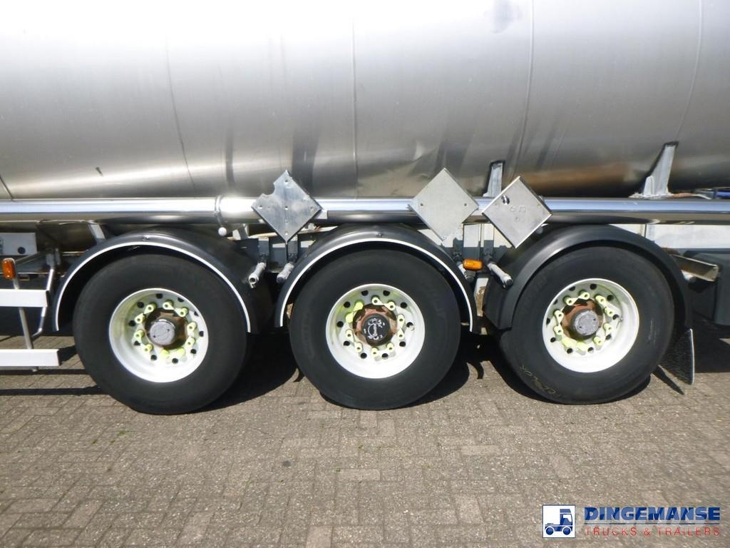 Magyar Chemical tank inox 33 m3 / 1 comp Semi remorque citerne