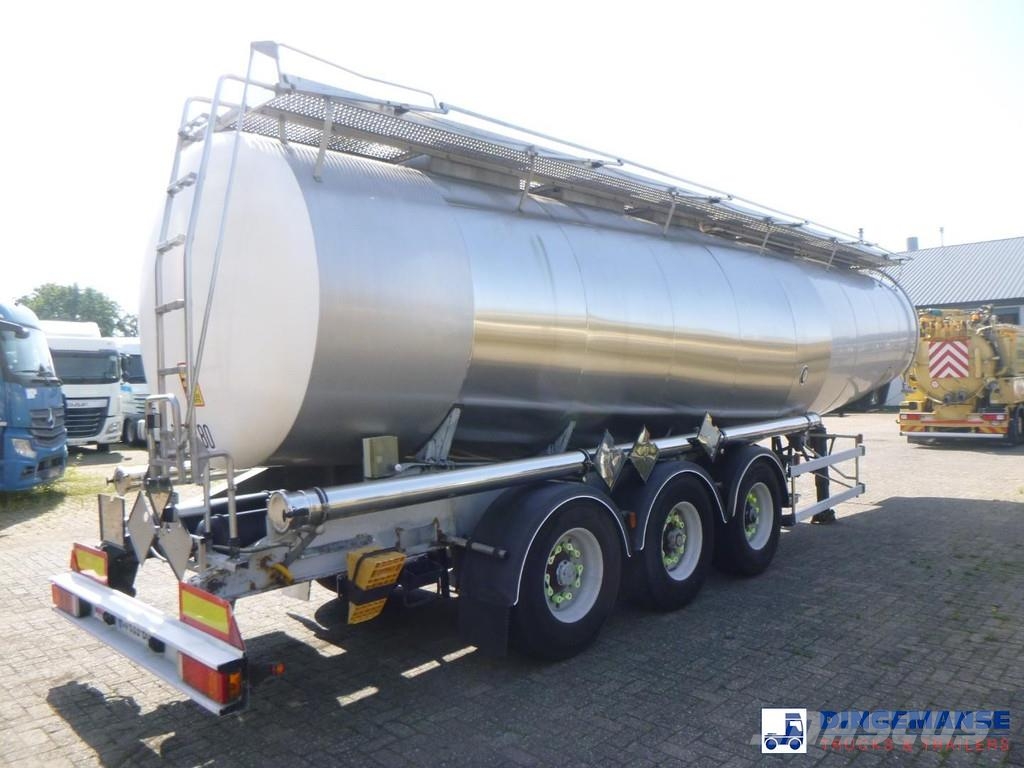 Magyar Chemical tank inox 33 m3 / 1 comp Semi remorque citerne