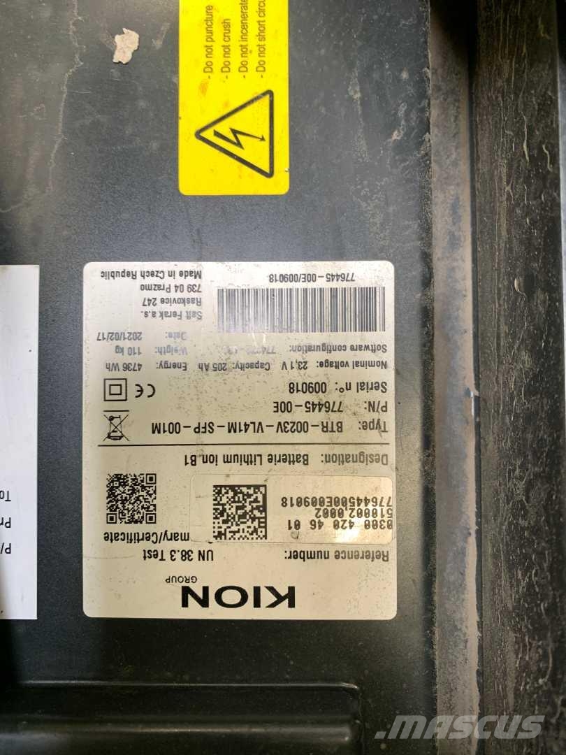 Linde T20SP-LI Lavansiirtotrukit ajotasolla