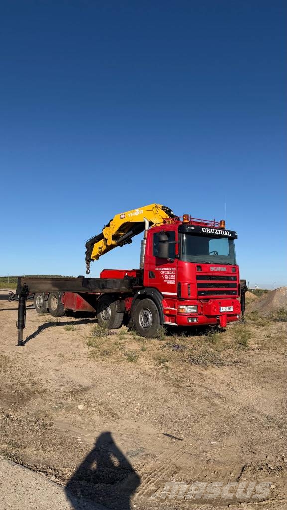 Scania R 124 GB 420 Camiones grúa