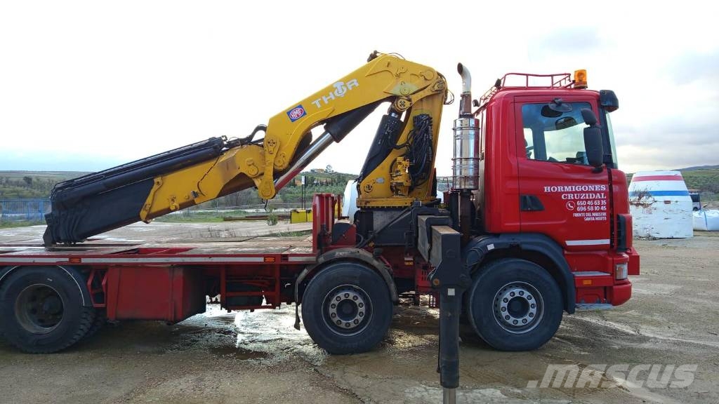 Scania R 124 GB 420 Camiones grúa