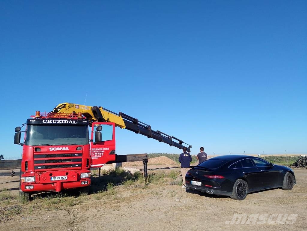 Scania R 124 GB 420 Camiones grúa