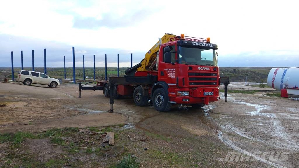 Scania R 124 GB 420 Camiones grúa