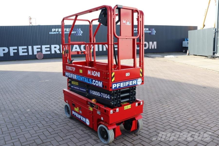 Magni ES0807EP Electric, 7.8m Working Height, 230kg Capa Schaarhoogwerkers