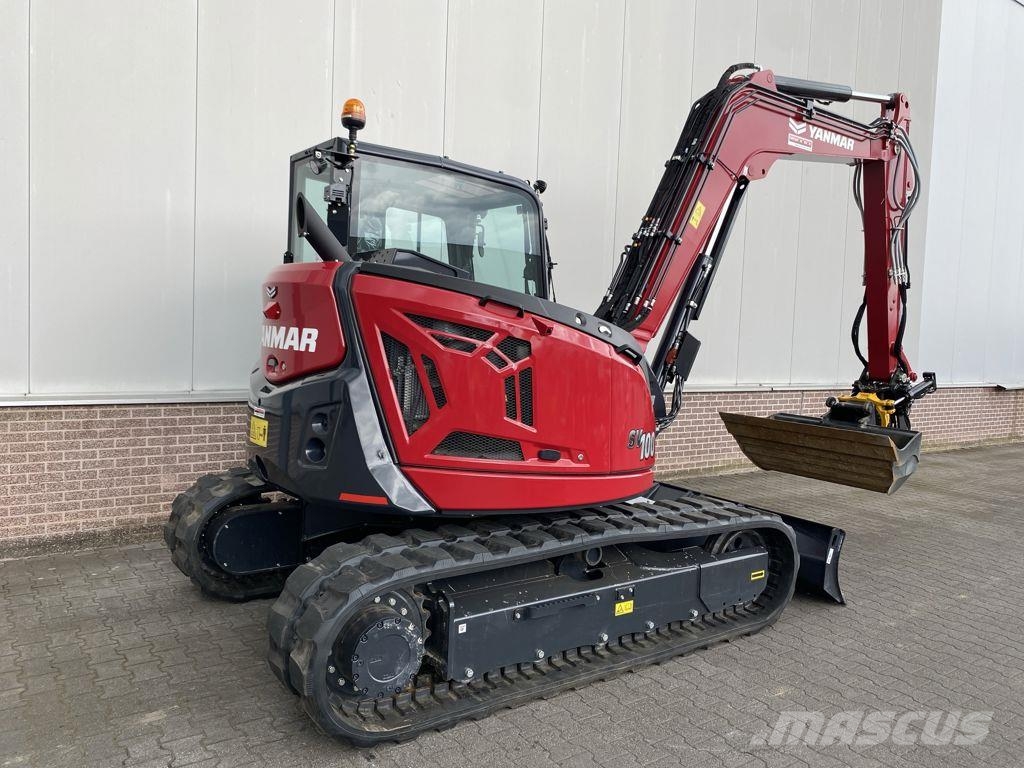 Yanmar SV100-7 incl. vaste Engcon (serv. 58382) Midigraafmachines 7t - 12t