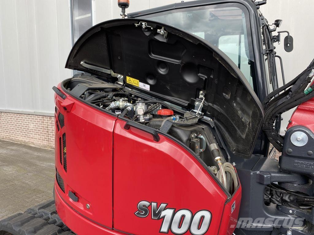 Yanmar SV100-7 incl. vaste Engcon (serv. 58382) Midigraafmachines 7t - 12t