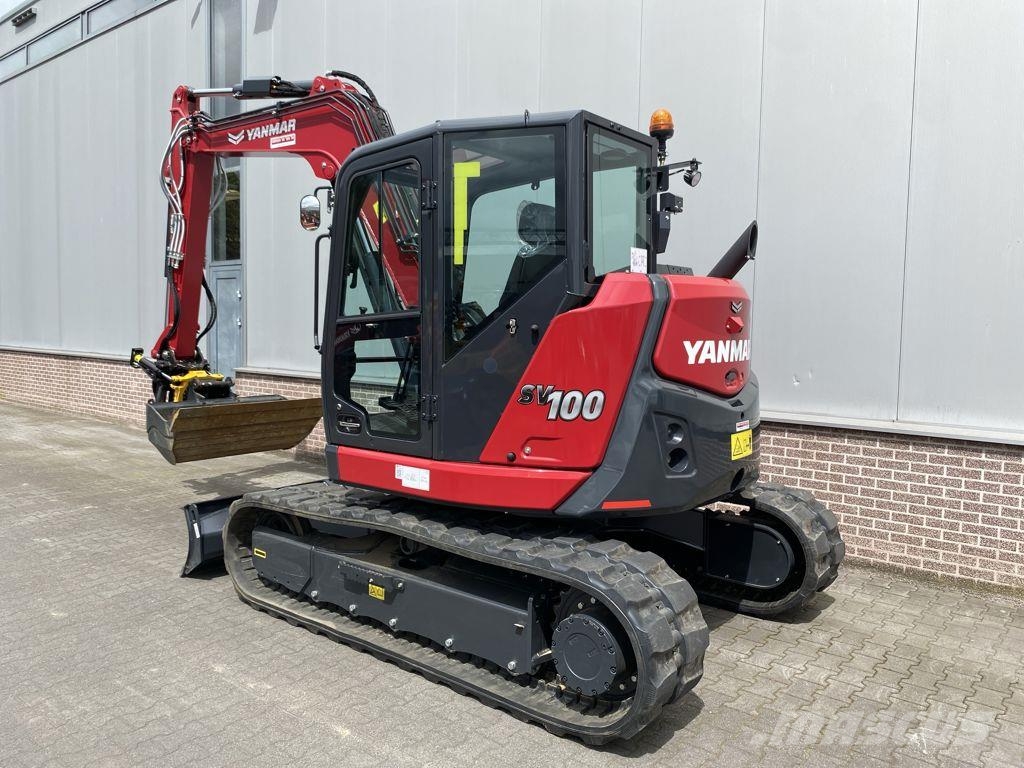 Yanmar SV100-7 incl. vaste Engcon (serv. 58382) Midigraafmachines 7t - 12t