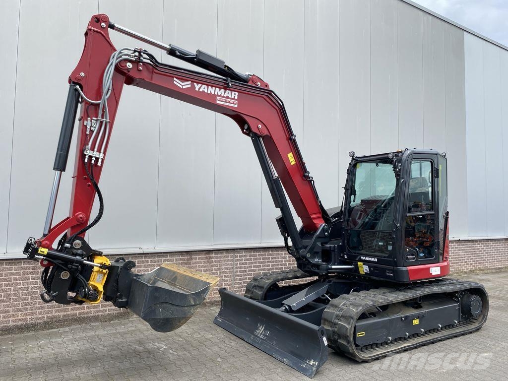Yanmar SV100-7 incl. vaste Engcon (serv. 58382) Midigraafmachines 7t - 12t