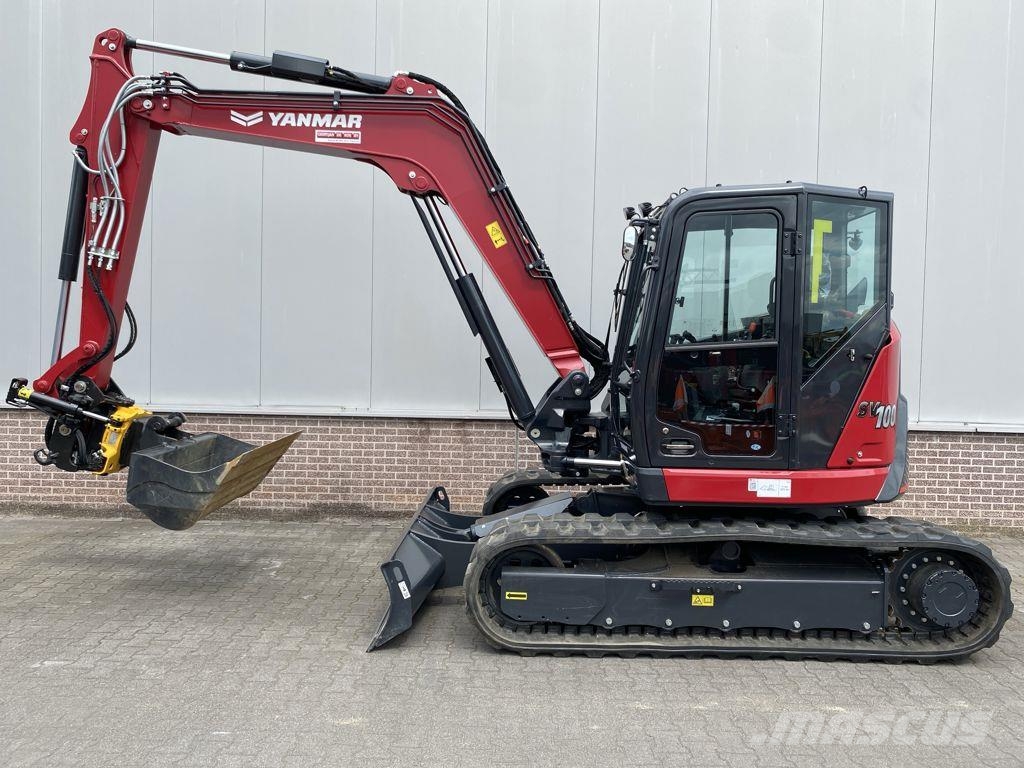 Yanmar SV100-7 incl. vaste Engcon (serv. 58382) Малые экскаваторы 7т-12т