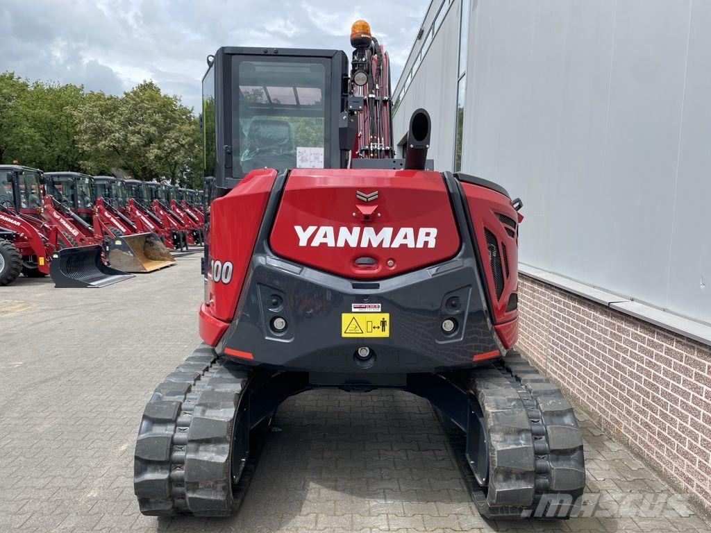 Yanmar SV100-7 incl. vaste Engcon (serv. 58382) Midigraafmachines 7t - 12t