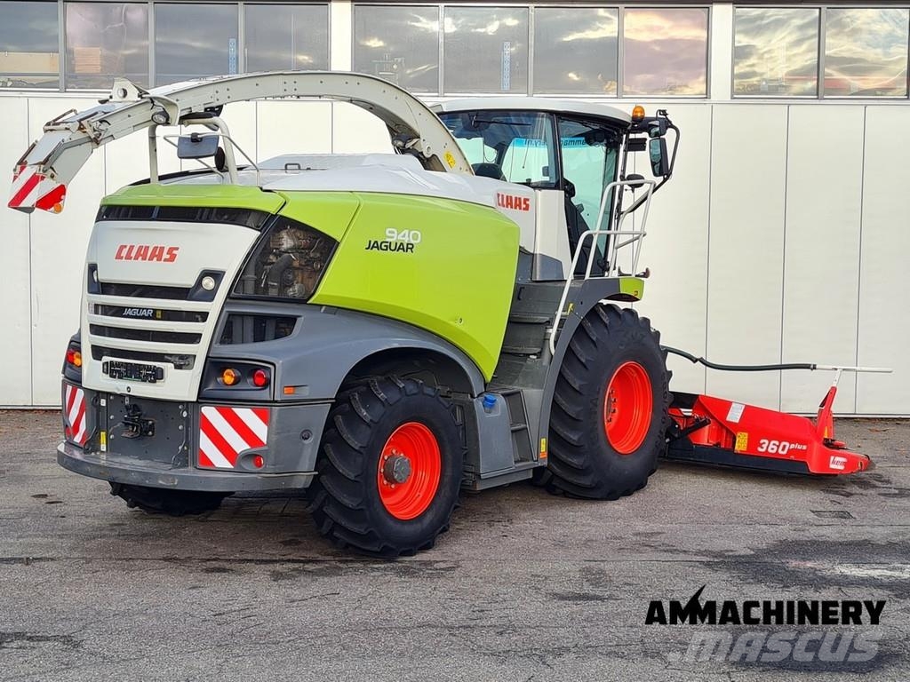 CLAAS Jaguar 940 498 including Kemper 360 Plus 牧草收穫機