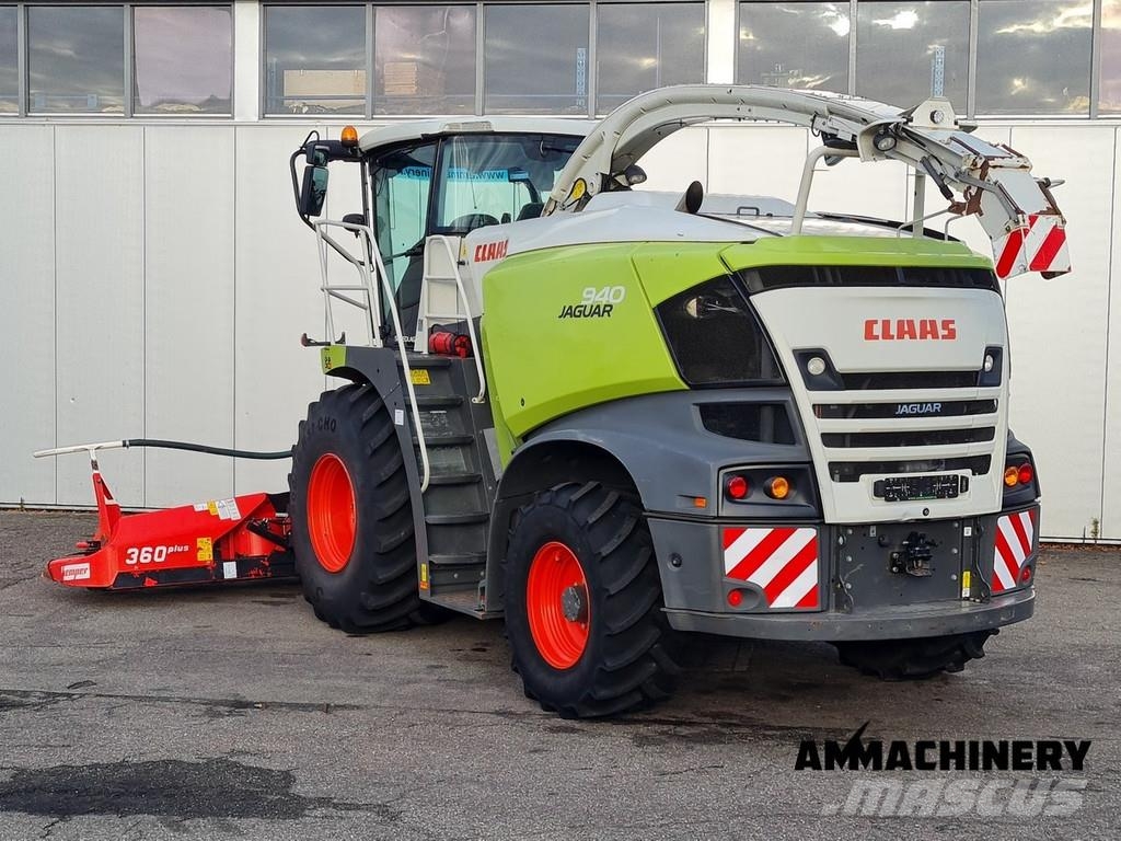 CLAAS Jaguar 940 498 including Kemper 360 Plus 牧草收穫機