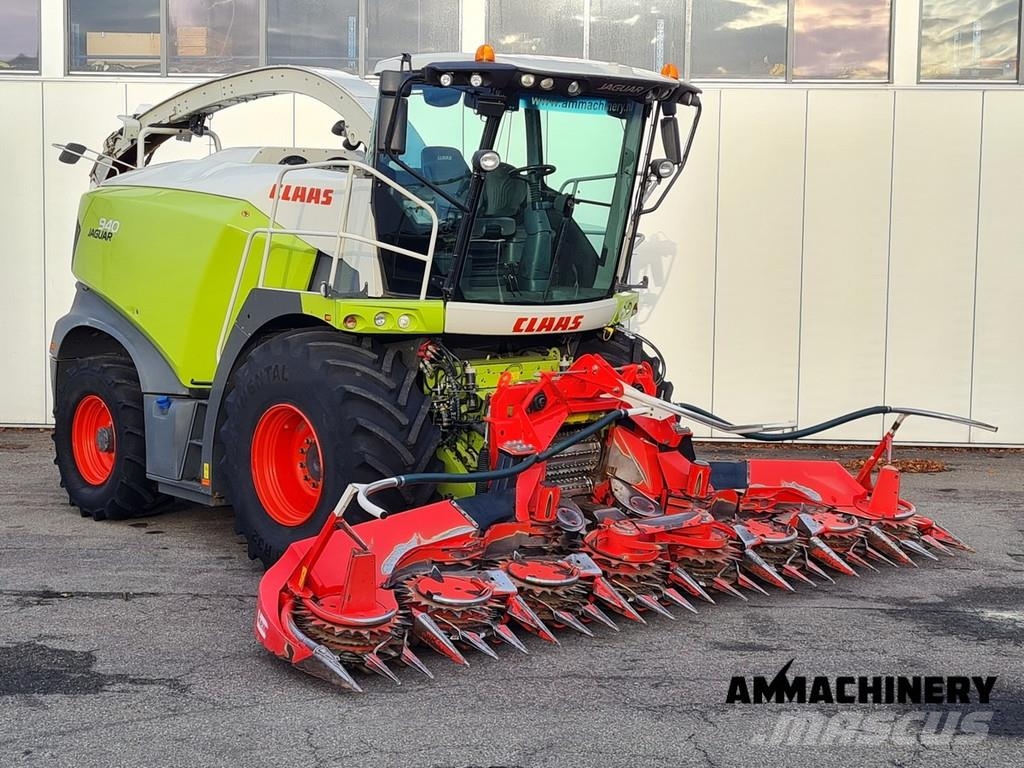 CLAAS Jaguar 940 498 including Kemper 360 Plus 牧草收穫機