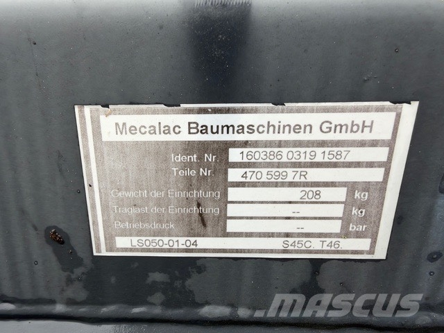 Mecalac NEW BUCKET 1640 MM Skovle