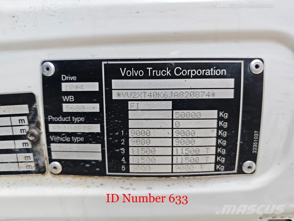 Volvo FMX 500 10x4 Bronto Skylift S78XDT Auto korvtõstukid