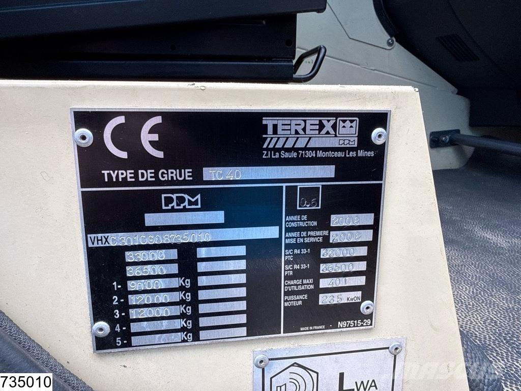 Terex PPM TC40 6x4, 40.000 kg, 30,4 mtr Overige hijsinrichtingen