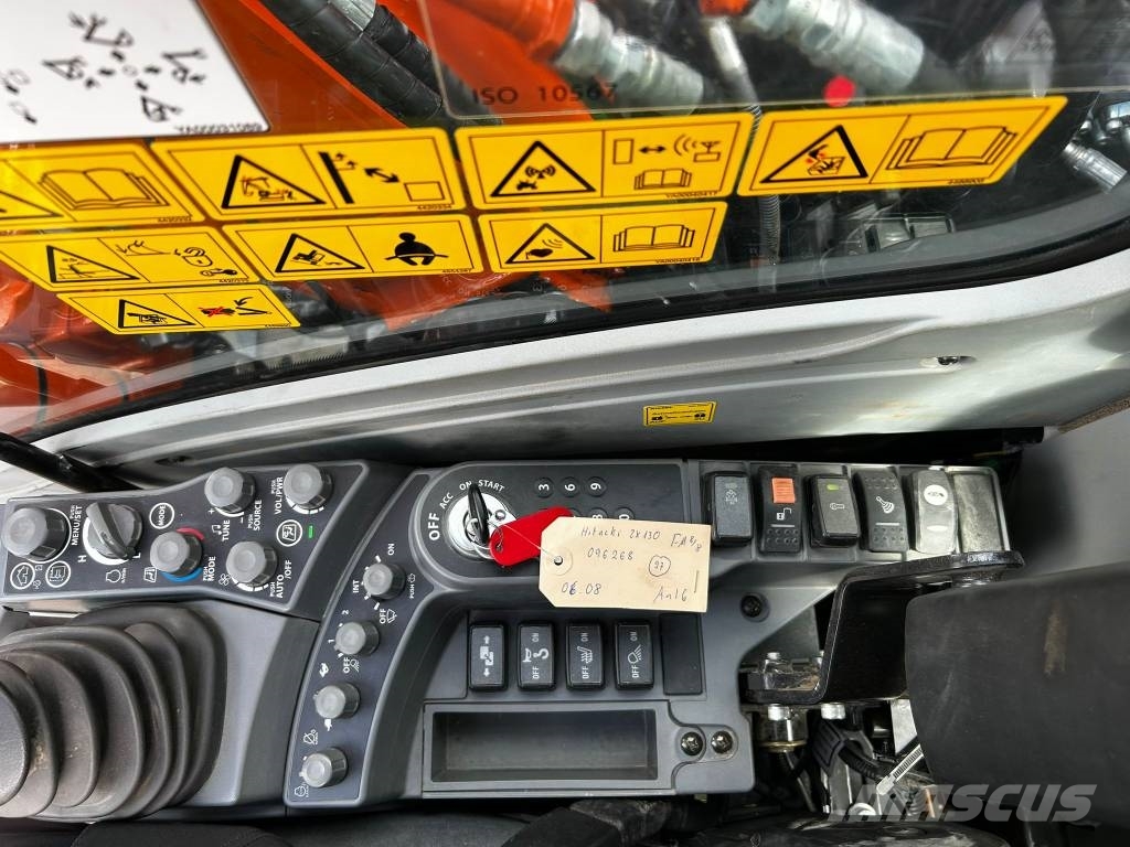 Hitachi ZX 130-7 / Puskulevy, Rasvari, Pienet tunnit! Εκσκαφείς με ερπύστριες