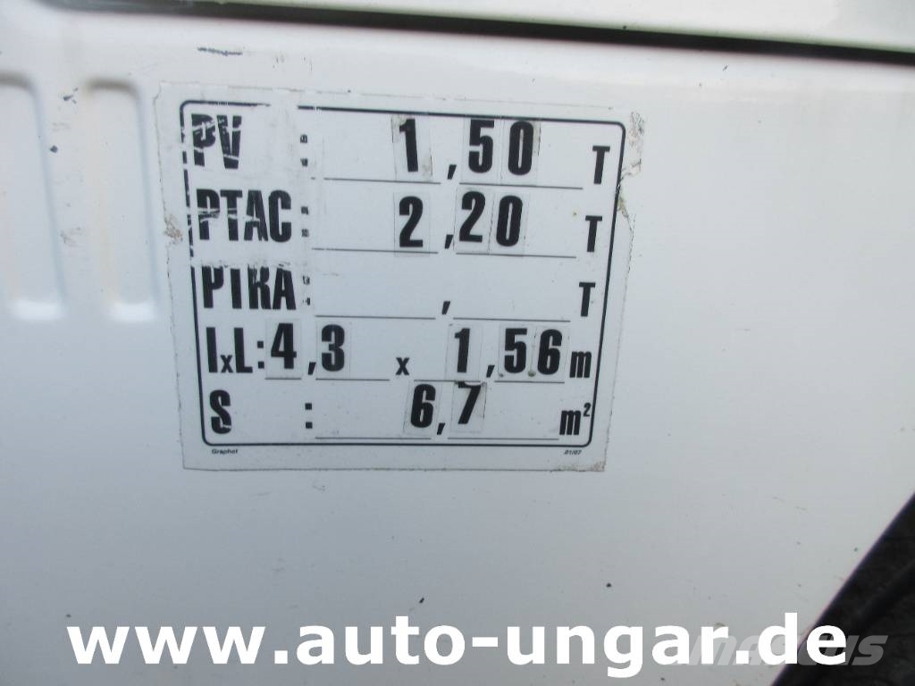 Piaggio Porter Maxxi D120 Müllwagen 3.5m³ Lifter Presse Kamioni za otpad