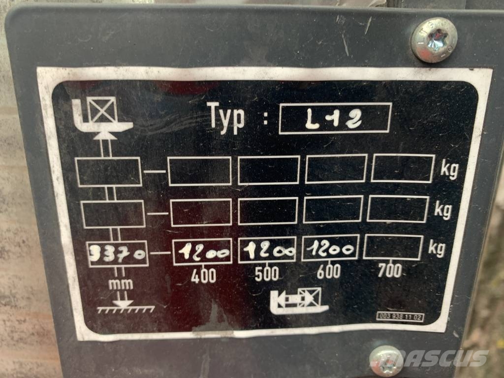 Linde L12AC /170/ V-3817 FOR EXPORT ONLY OB Ручные штабелёры