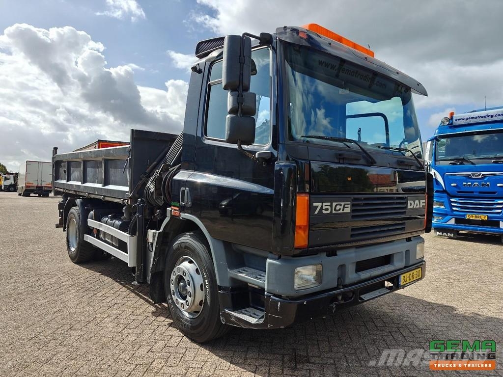 DAF CF75.250 4x2 Day Cab Euro3 - 2-Sided Tipper + Hiab Camiones bañeras basculantes o volquetes