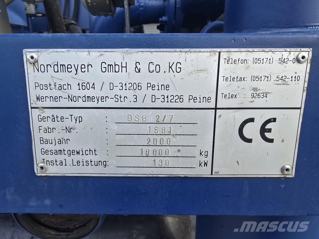 Nordmeyer DSB 2/7 Velké vrtací stroje