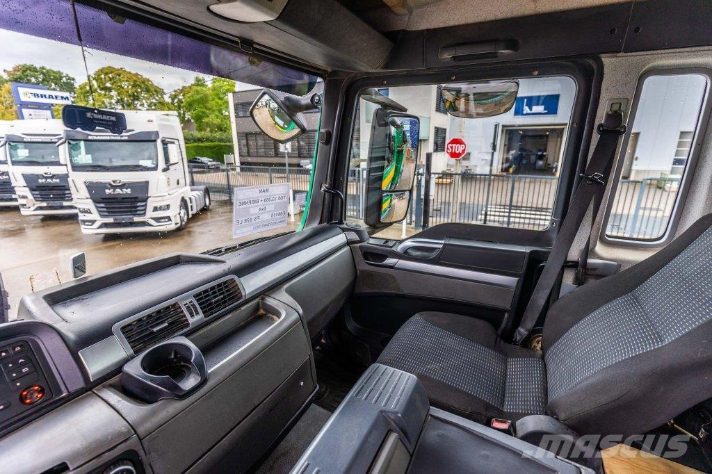 MAN TGS 33.360 BB+BIBENNE+BAE Savivarčių priekabų vilkikai