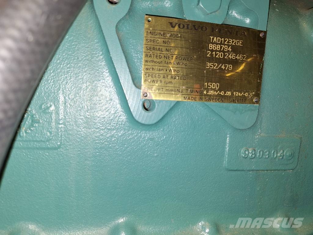 Volvo Penta - Stamford 450 kVA Dieselgeneraattorit
