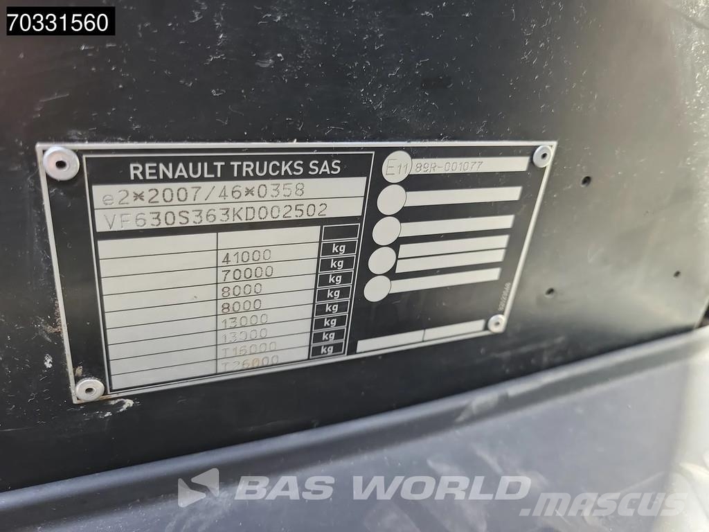 Renault C 480 C 8X4 16m3 Meiller tipper Full Steel suspens Bañeras basculantes usadas