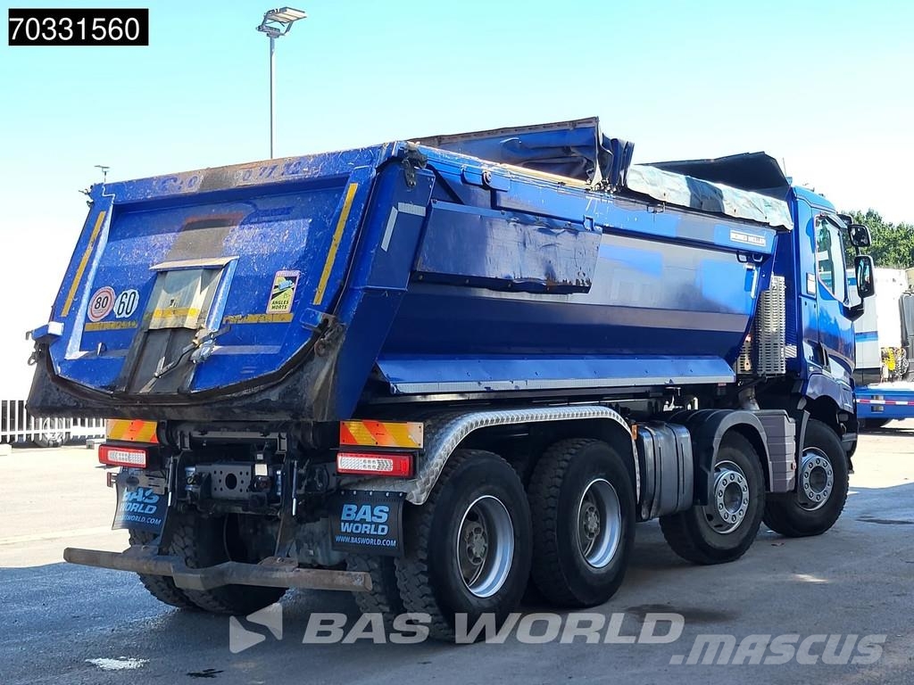 Renault C 480 C 8X4 16m3 Meiller tipper Full Steel suspens Bañeras basculantes usadas
