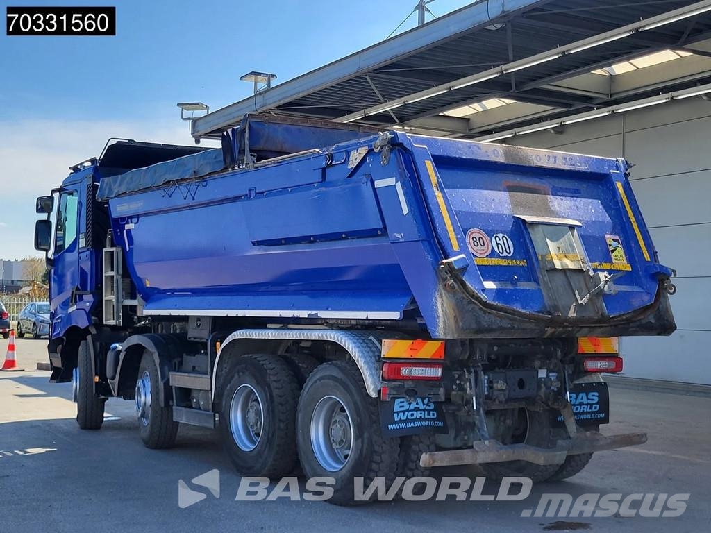 Renault C 480 C 8X4 16m3 Meiller tipper Full Steel suspens Bañeras basculantes usadas