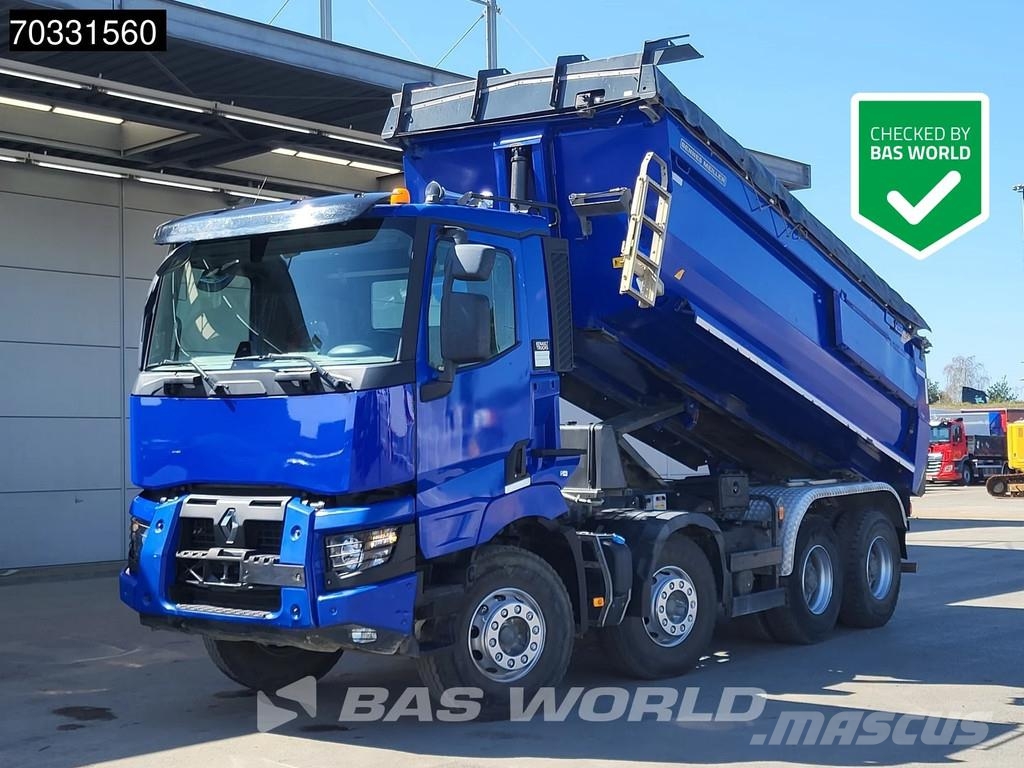 Renault C 480 C 8X4 16m3 Meiller tipper Full Steel suspens Bañeras basculantes usadas