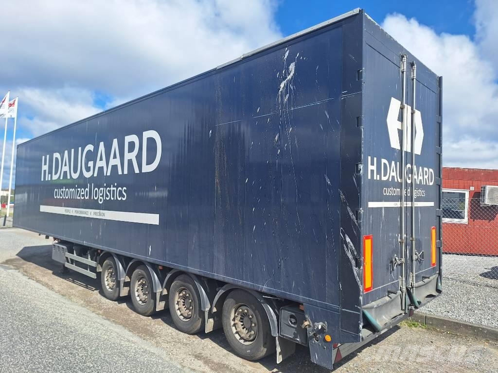 KLC 4 akslet walking floor trailer med fast tag Walking floor semi-trailers