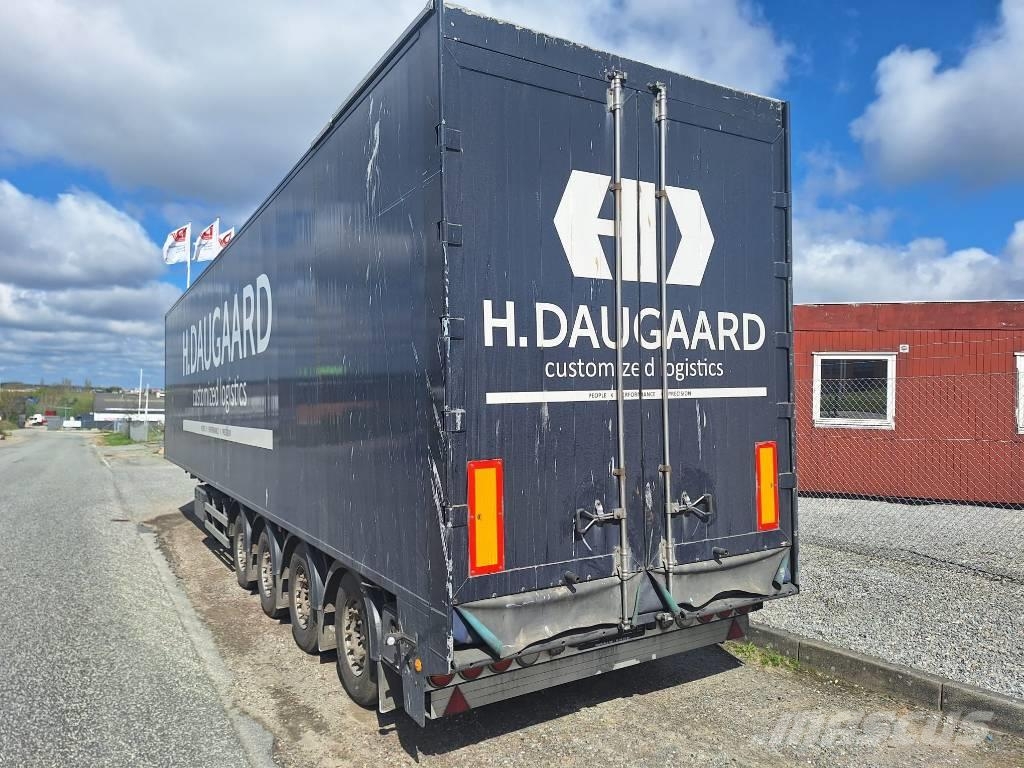 KLC 4 akslet walking floor trailer med fast tag Walking floor semi-trailers