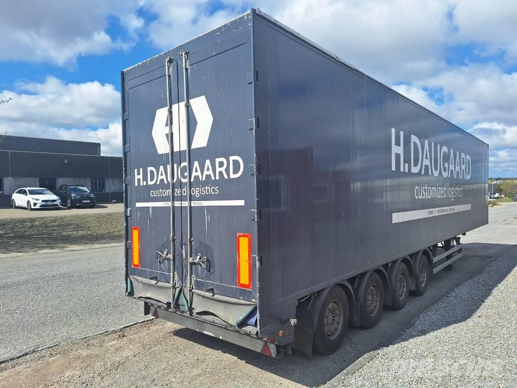 KLC 4 akslet walking floor trailer med fast tag Walking floor semi-trailers
