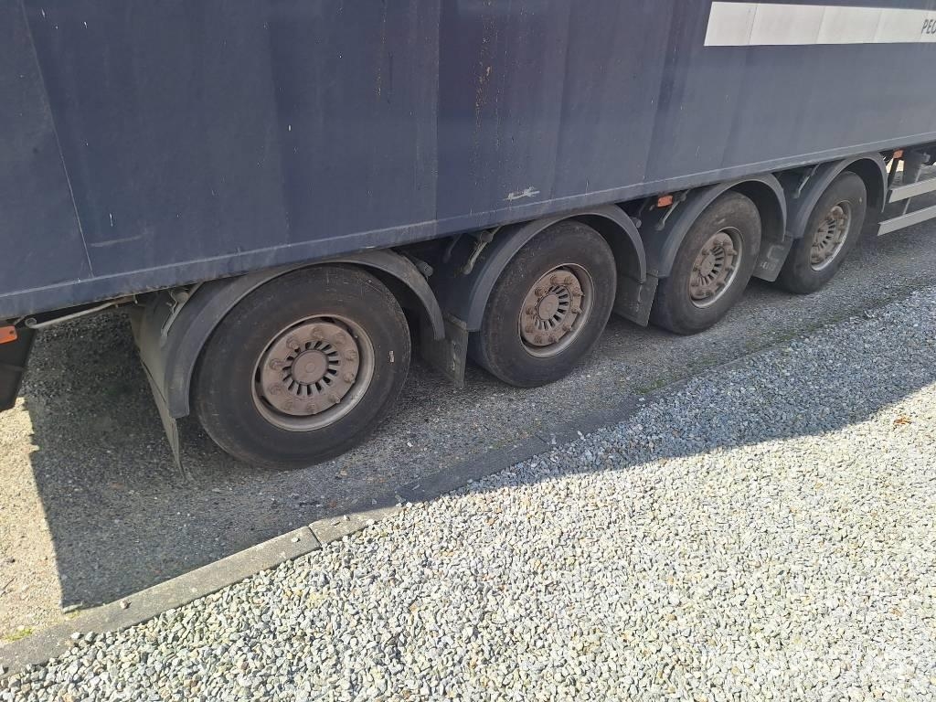 KLC 4 akslet walking floor trailer med fast tag Walking floor semi-trailers